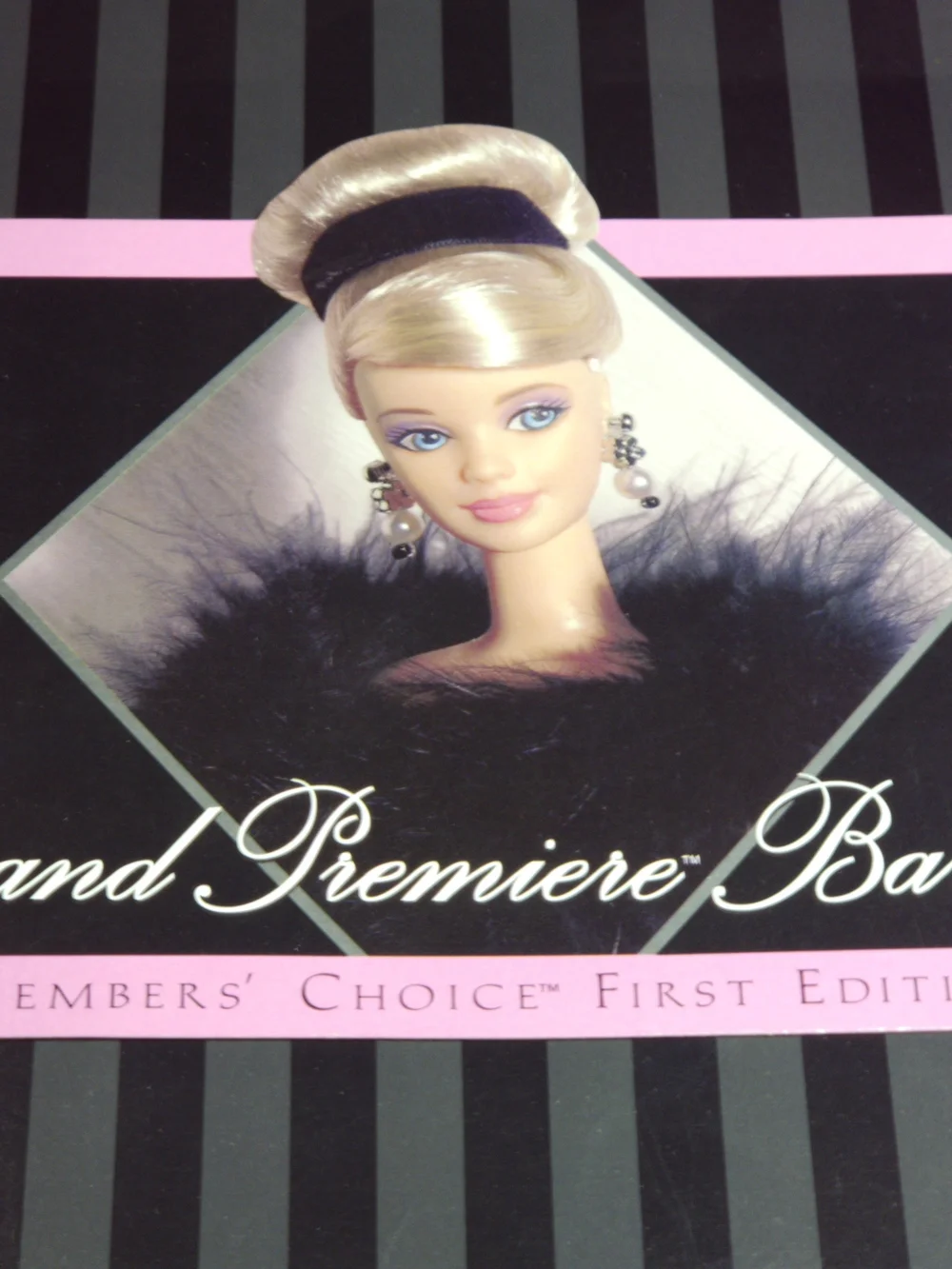 NRFB/MIB 1996 Grand Premiere Barbie Members Choice First Edition #16498